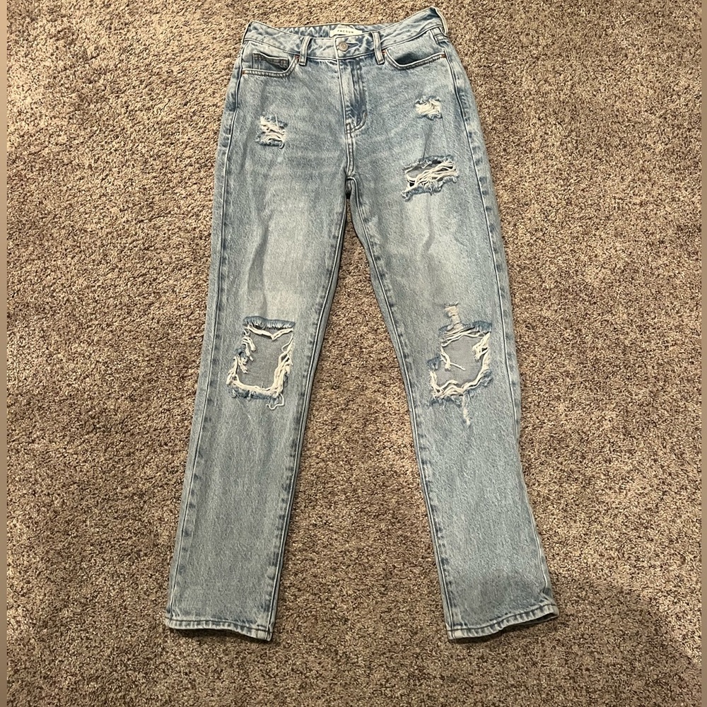 Light blue washed PacSun mom jeans size 25